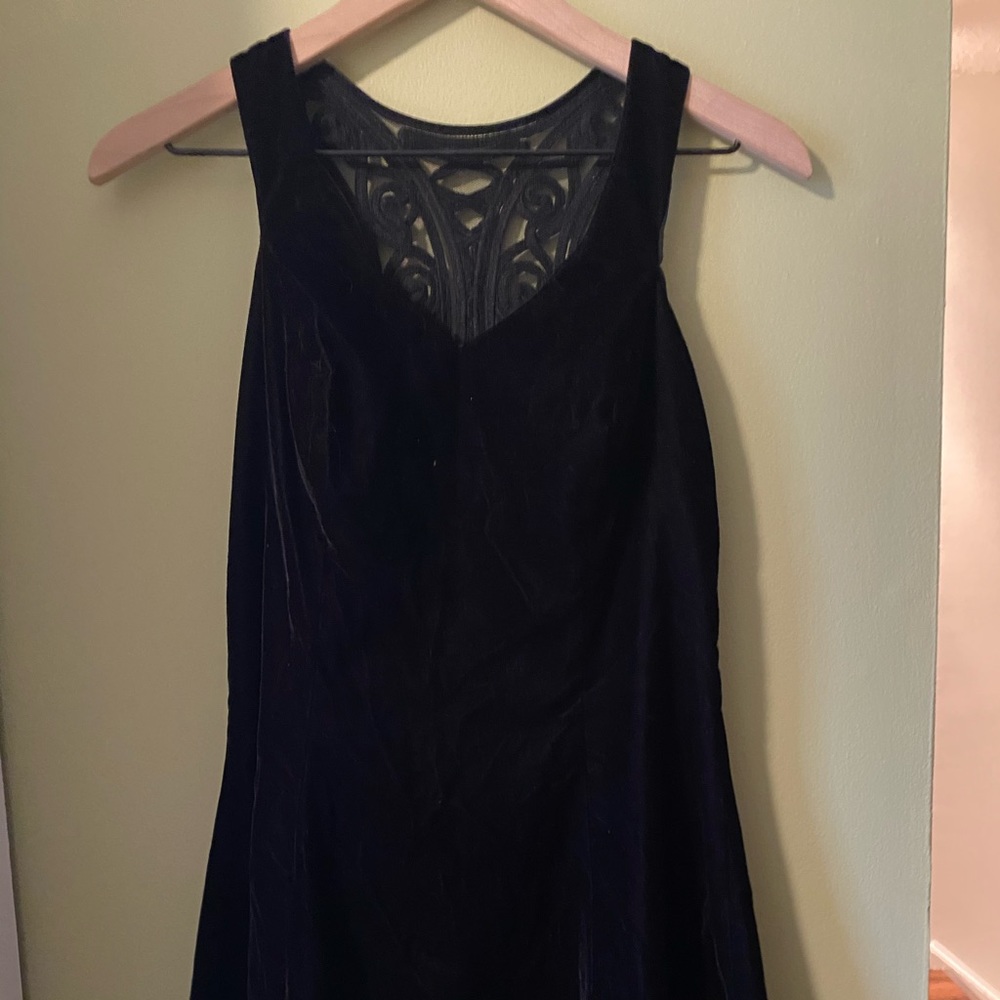 Vintage Black velvet dress